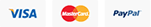 Visa, Mastercard and PayPal accepted
