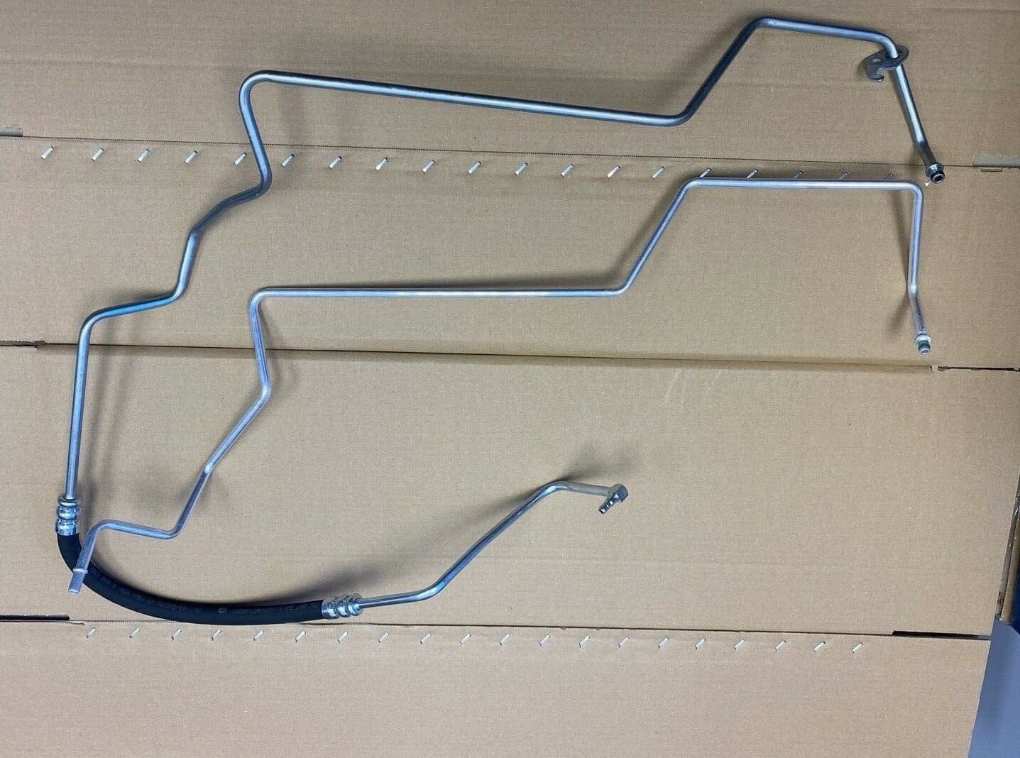 Set fits FORD TRANSIT FWD POWER STEERING High + Low HOSE PIPE 4548397-4548458