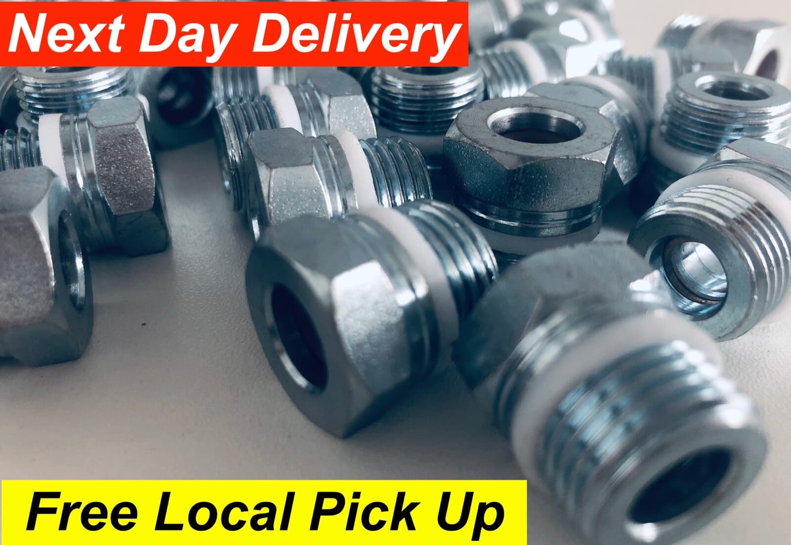 4747355 POWER STEERING PUMP Connector UNION NUT for FORD Lot pack of 5 Bulk