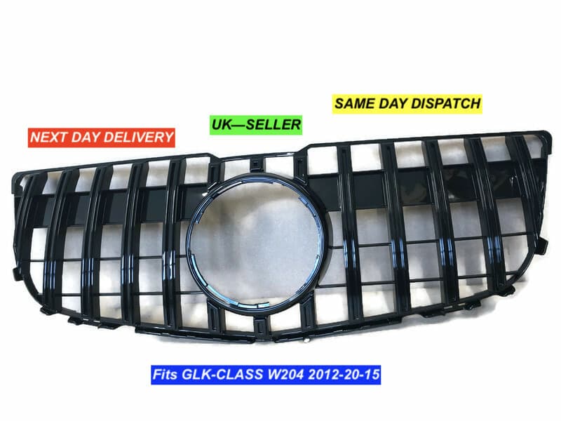 FRONT GRILLE FOR 2012 -15 GLK350 AMG SPORT for BENZ GLK-CLASS X204 GLK250 BLACK