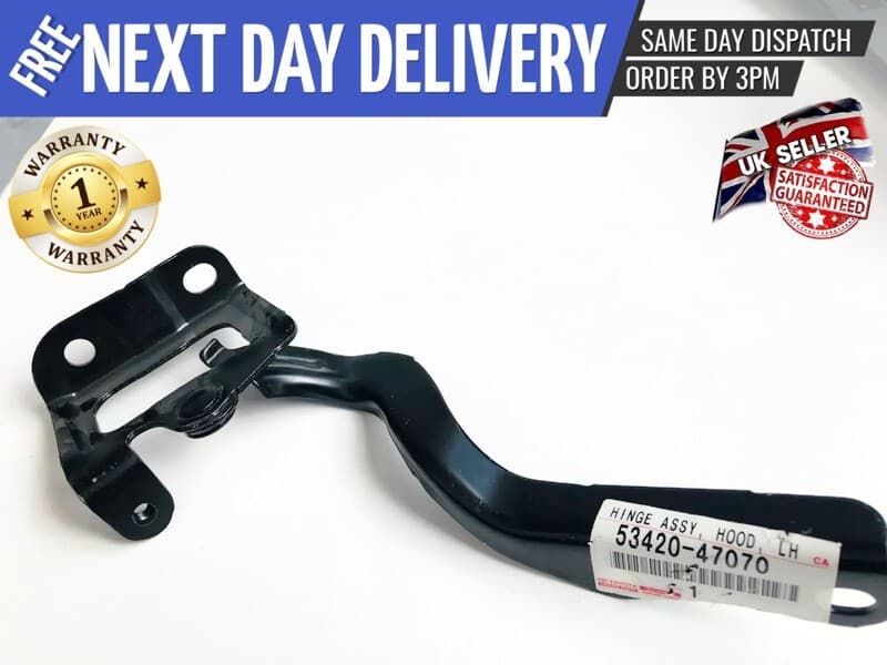 1x GENUINE for Toyota Prius BONNET HINGE LH FITS PRIUS 2009-2015 53420-47070