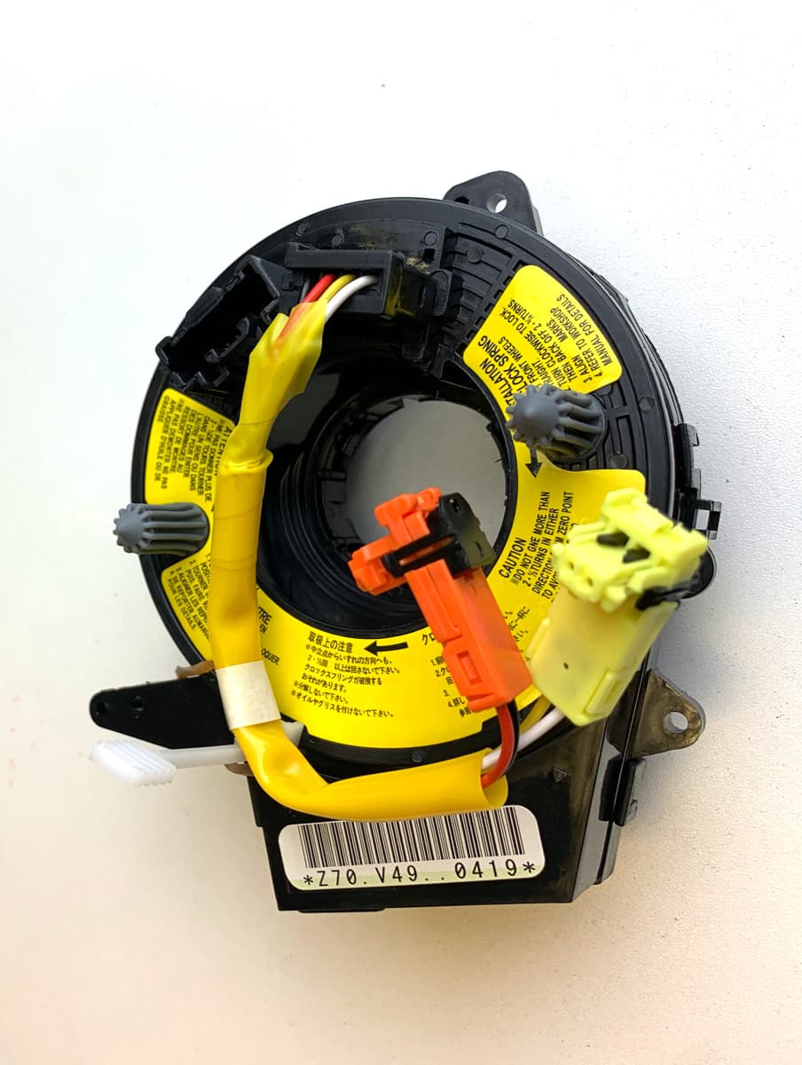 BP4K66CS0 Spiral Cable Clock Spring Black Fits Mazda 3 2004-2009